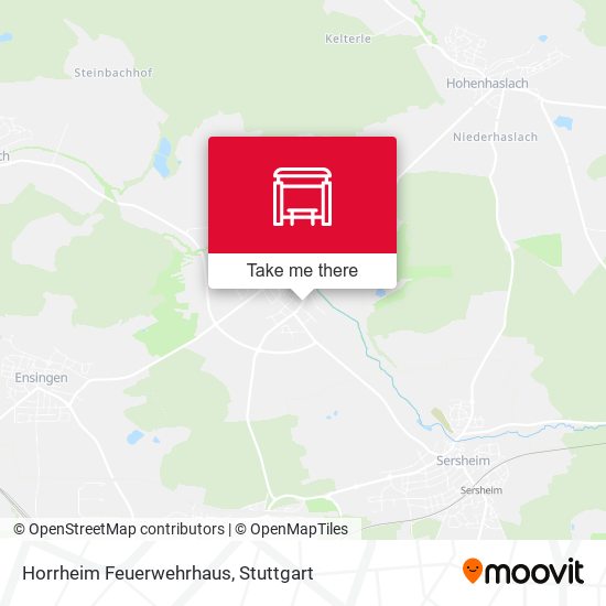 Horrheim Feuerwehrhaus map