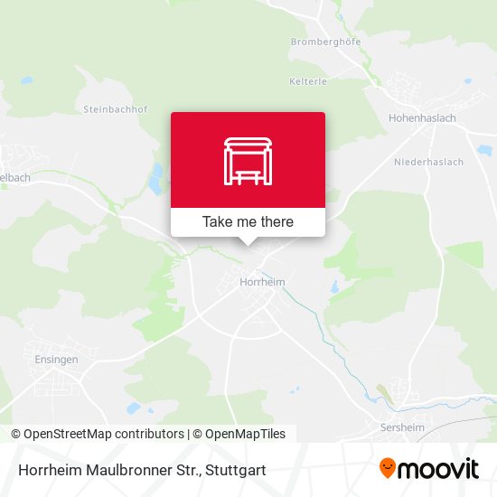 Horrheim Maulbronner Str. map
