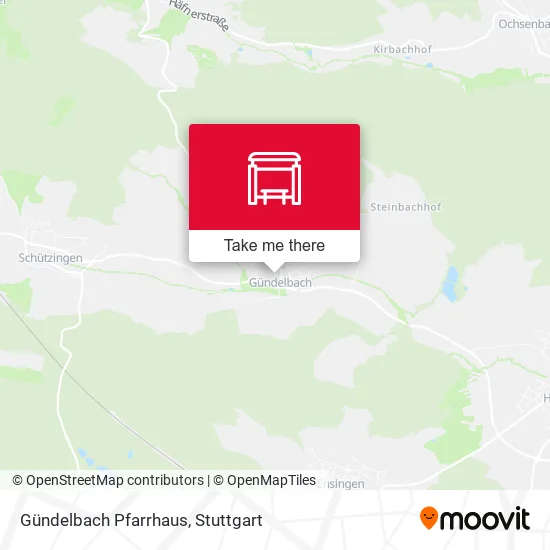 Карта Gündelbach Pfarrhaus