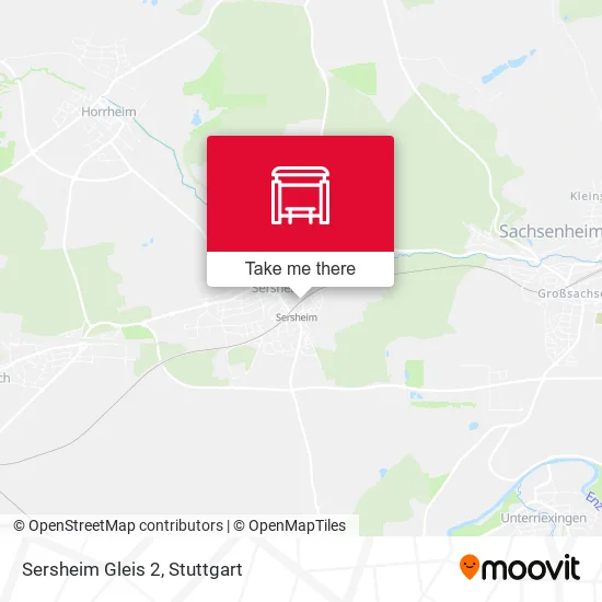 Карта Sersheim Gleis 2