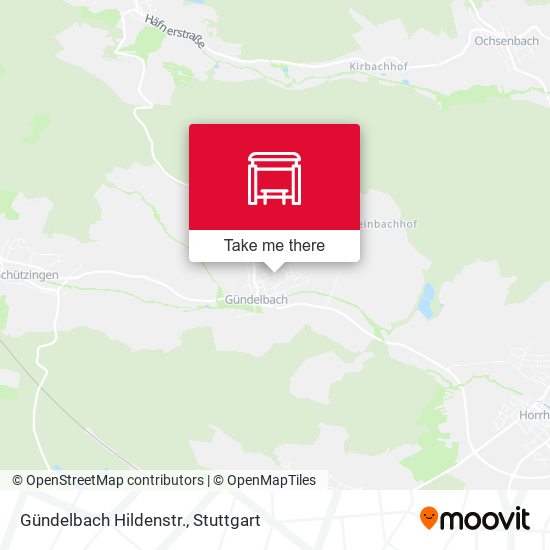 Gündelbach Hildenstr. map