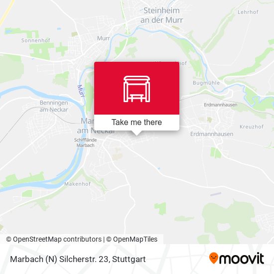 Marbach (N) Silcherstr. 23 map
