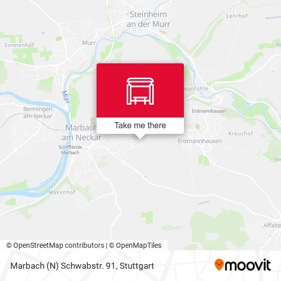 Карта Marbach (N) Schwabstr. 91