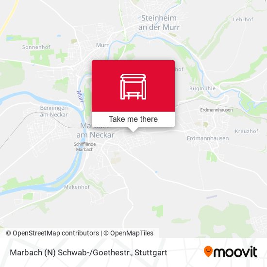 Marbach (N) Schwab-/Goethestr. map