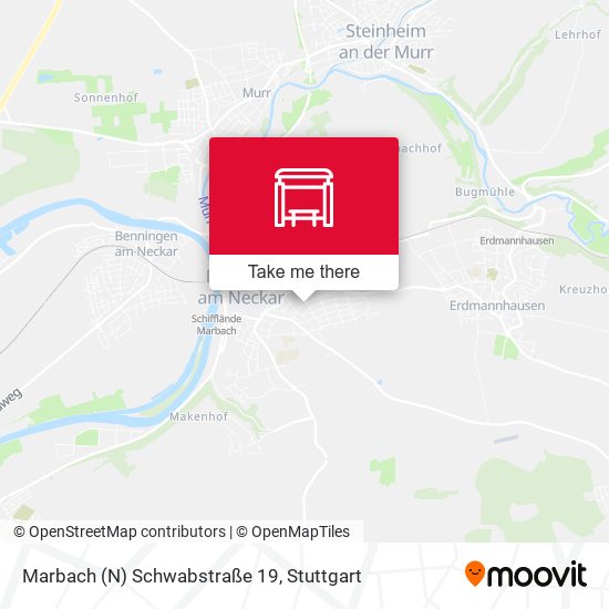 Marbach (N) Schwabstraße 19 map