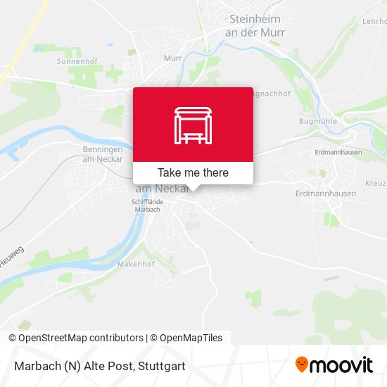 Карта Marbach (N) Alte Post