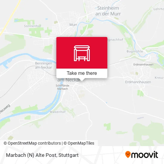 Карта Marbach (N) Alte Post