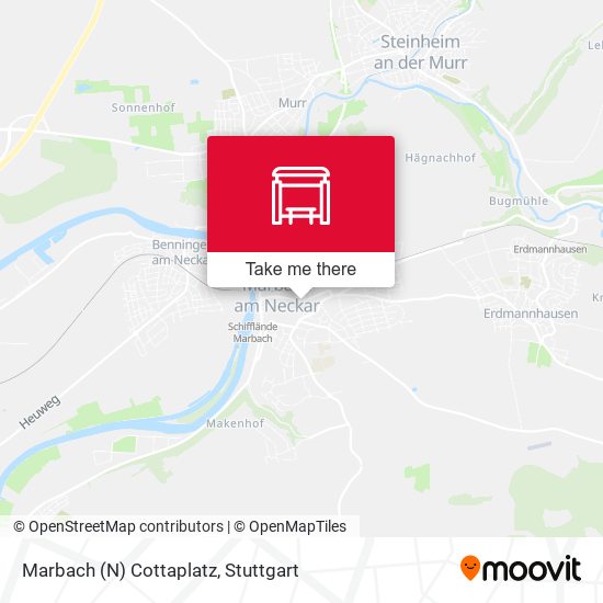 Карта Marbach (N) Cottaplatz