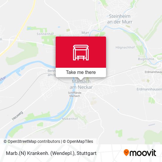 Marb.(N) Krankenh. (Wendepl.) map