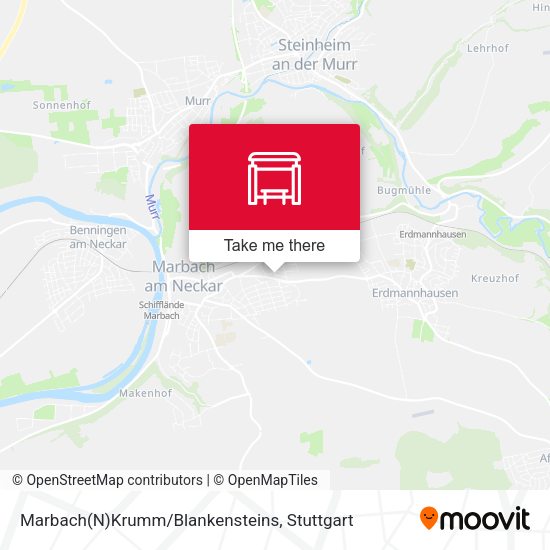 Marbach(N)Krumm/Blankensteins map