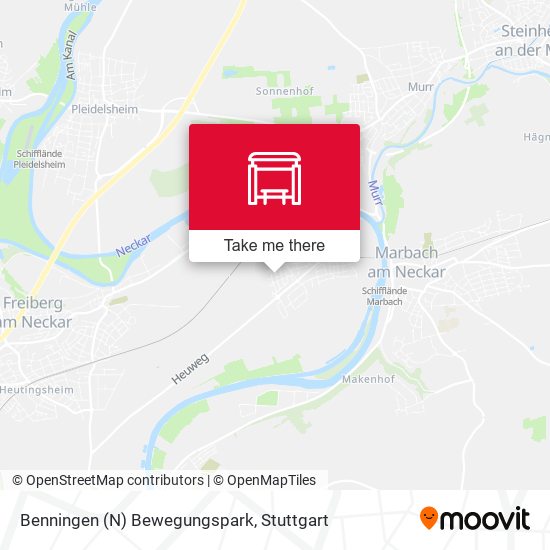 Карта Benningen (N) Bewegungspark