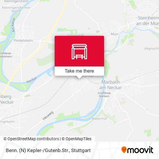 Benn. (N) Kepler-/Gutenb.Str. map