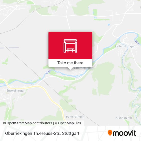 Oberriexingen Th.-Heuss-Str. map
