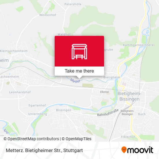 Карта Metterz. Bietigheimer Str.