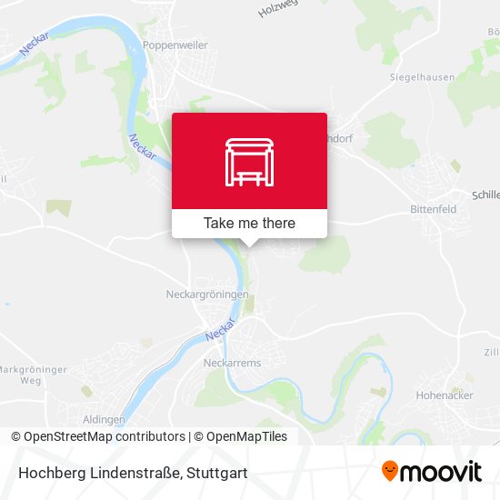 Hochberg Lindenstraße map