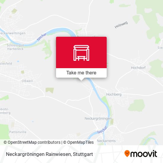 Neckargröningen Rainwiesen map