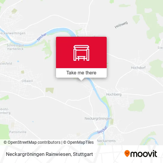 Карта Neckargröningen Rainwiesen