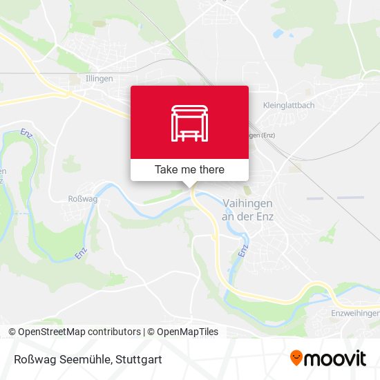 Roßwag Seemühle map