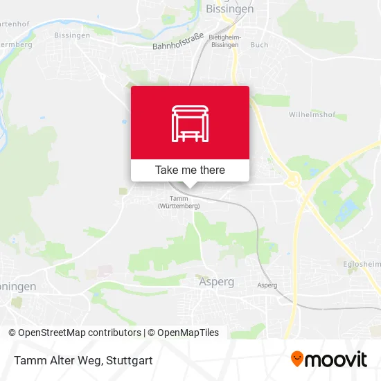 Карта Tamm Alter Weg