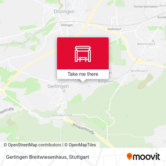 Gerlingen Breitwiesenhaus map