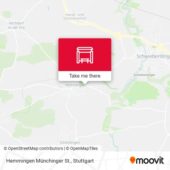 Карта Hemmingen Münchinger St.