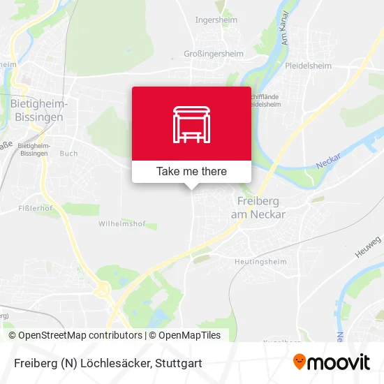 Карта Freiberg (N) Löchlesäcker