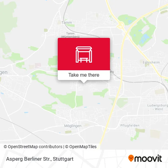 Карта Asperg Berliner Str.