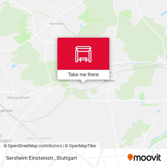 Карта Sersheim Einsteinstr.