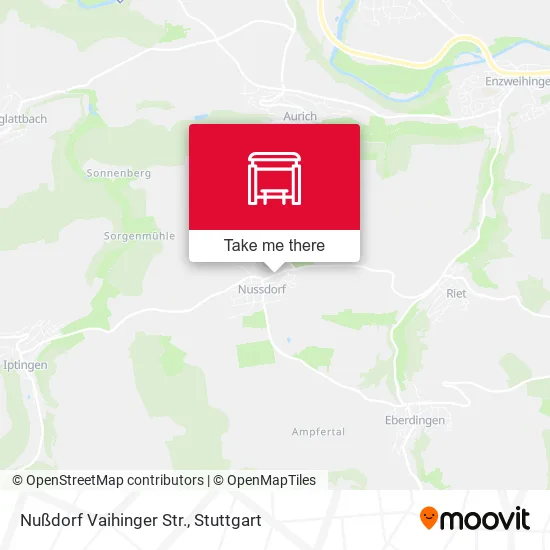 Карта Nußdorf Vaihinger Str.
