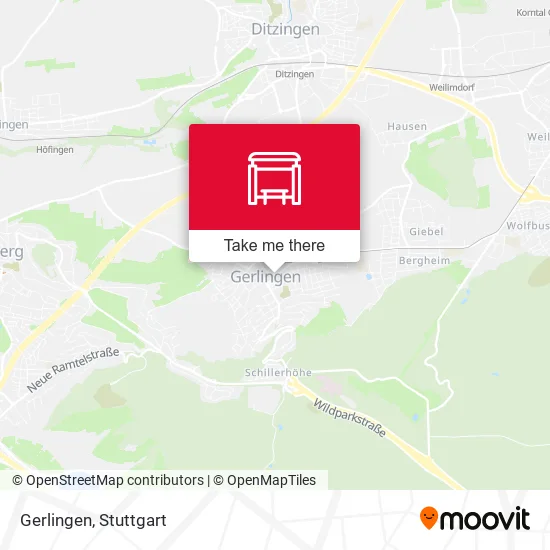 Карта Gerlingen