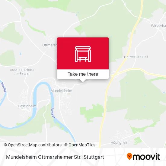 Mundelsheim Ottmarsheimer Str. map