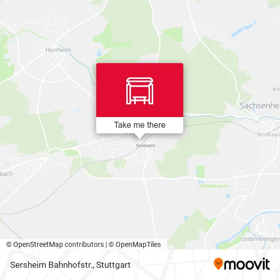 Карта Sersheim Bahnhofstr.