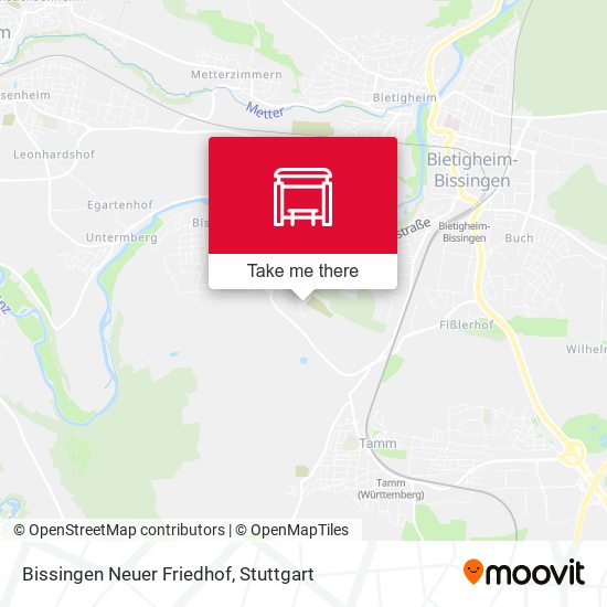Bissingen Neuer Friedhof map