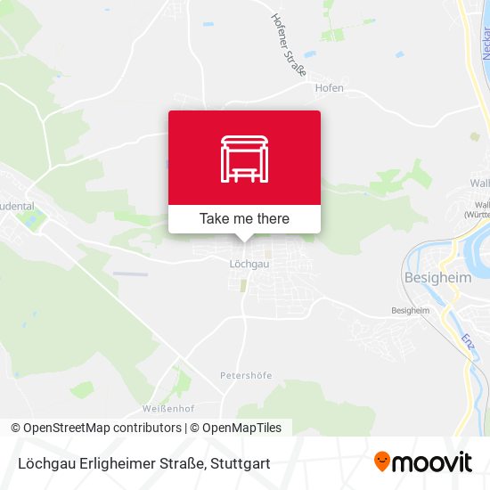 Löchgau Erligheimer Straße map