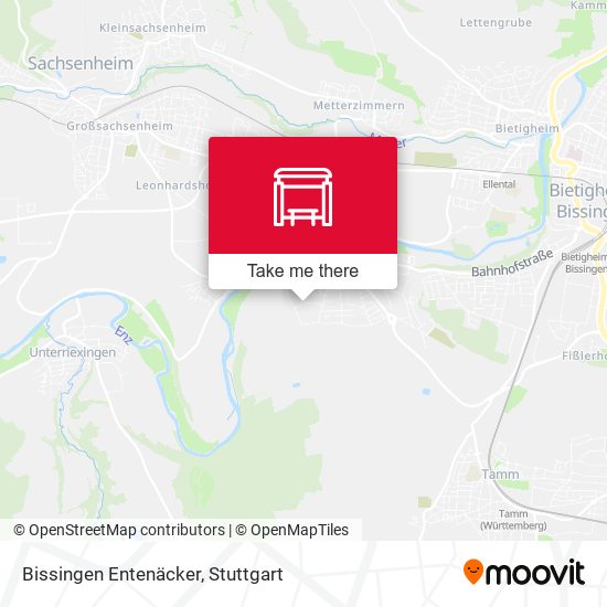Карта Bissingen Entenäcker