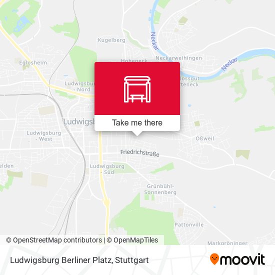 Ludwigsburg Berliner Platz map