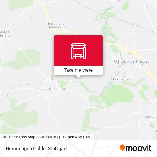 Hemmingen Hälde map