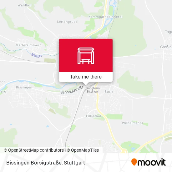 Карта Bissingen Borsigstraße