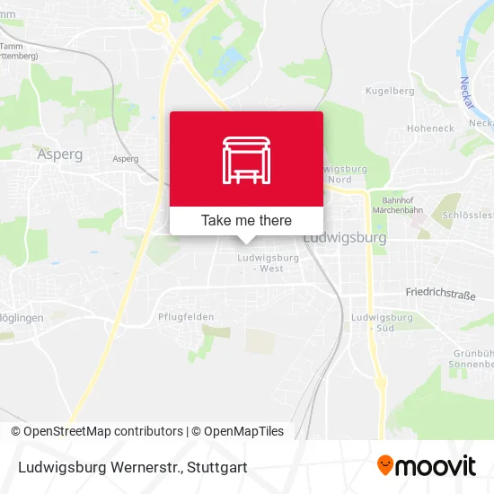 Карта Ludwigsburg Wernerstr.