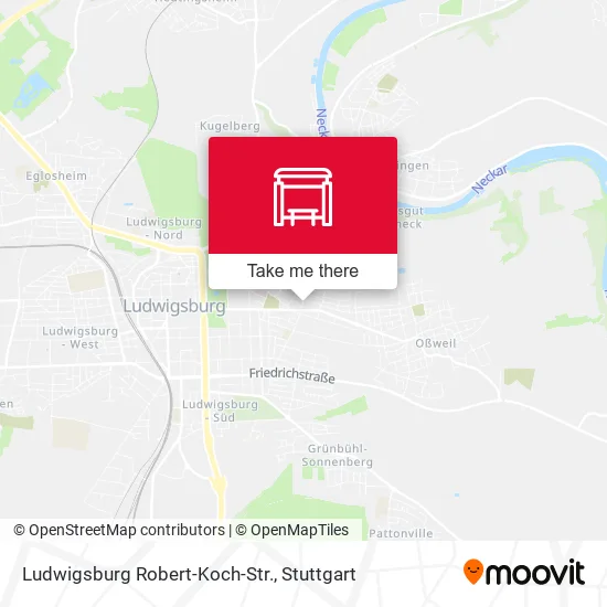 Карта Ludwigsburg Robert-Koch-Str.