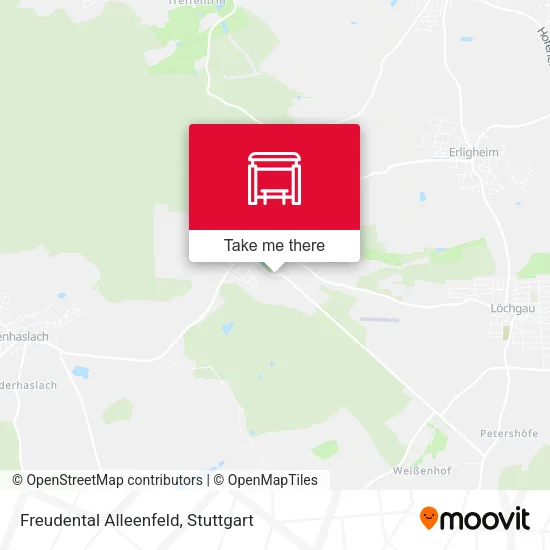 Карта Freudental Alleenfeld