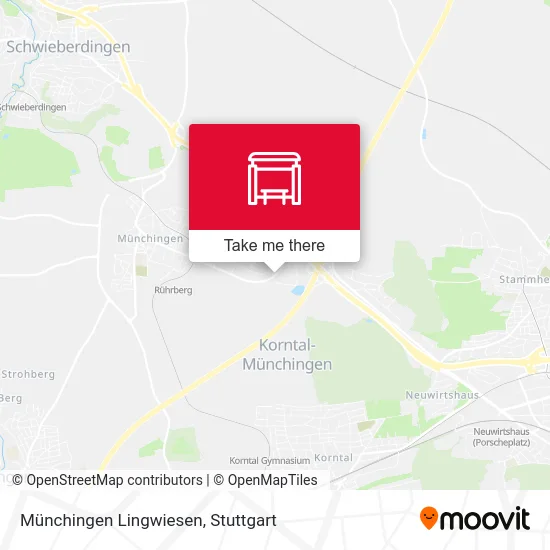 Карта Münchingen Lingwiesen