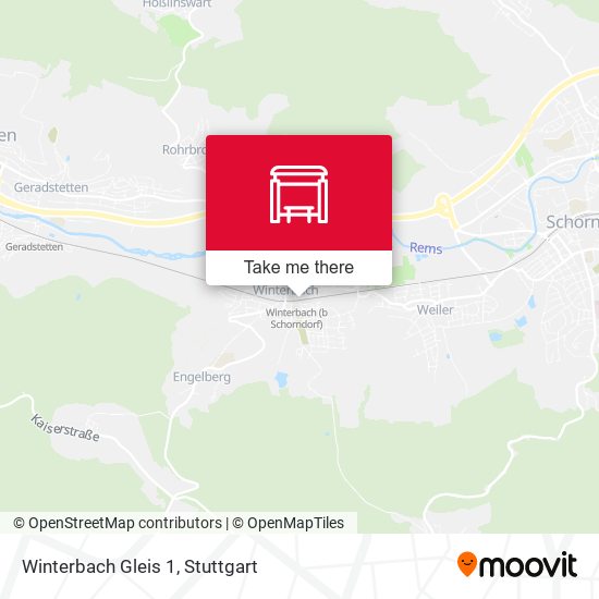 Карта Winterbach Gleis 1
