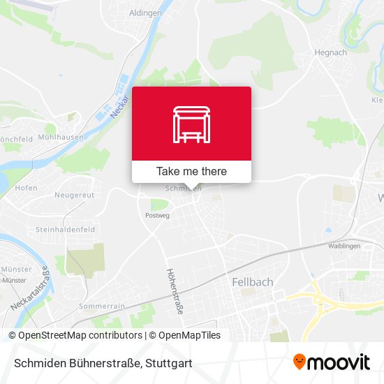 Карта Schmiden Bühnerstraße