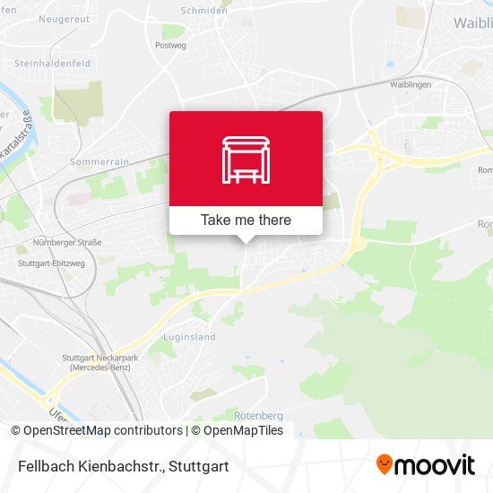 Fellbach Kienbachstr. map