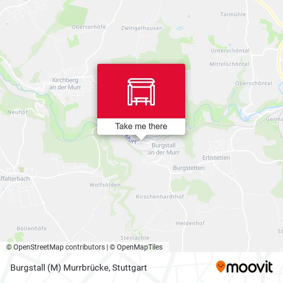 Burgstall (M) Murrbrücke map