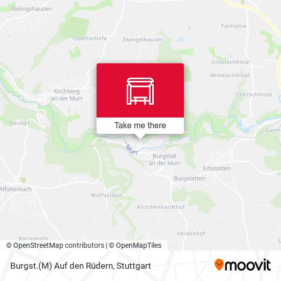 Burgst.(M) Auf den Rüdern map
