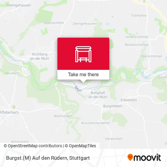 Карта Burgst.(M) Auf den Rüdern