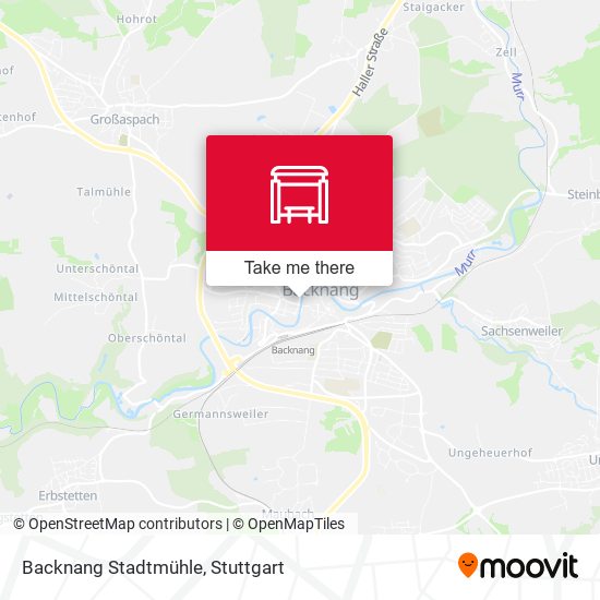 Backnang Stadtmühle map