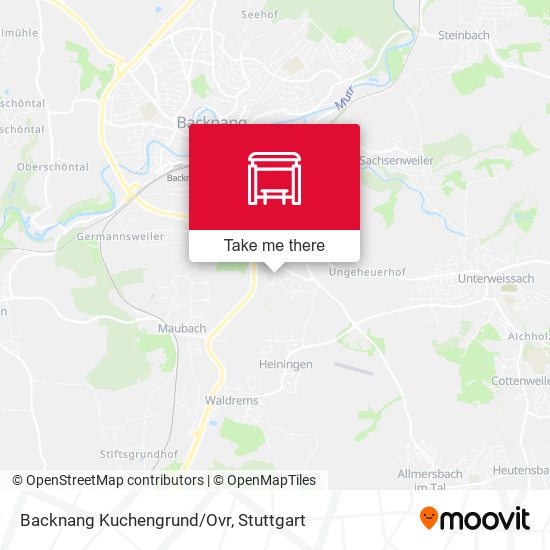 Backnang Kuchengrund/Ovr map